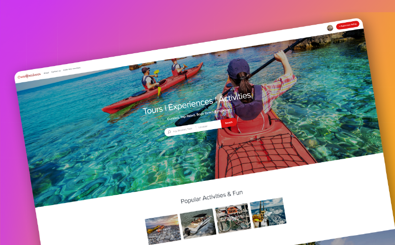 OwnOutdoors: Outdoor tours marketplace screenshot