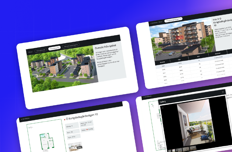 Hussesyn: Interactive apartment showcase screenshot