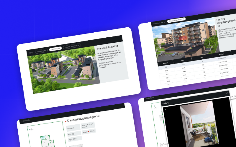 Hussesyn: Interactive apartment showcase screenshot