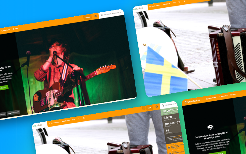 CrowdCulture: Crowdfunding for creative projects screenshot