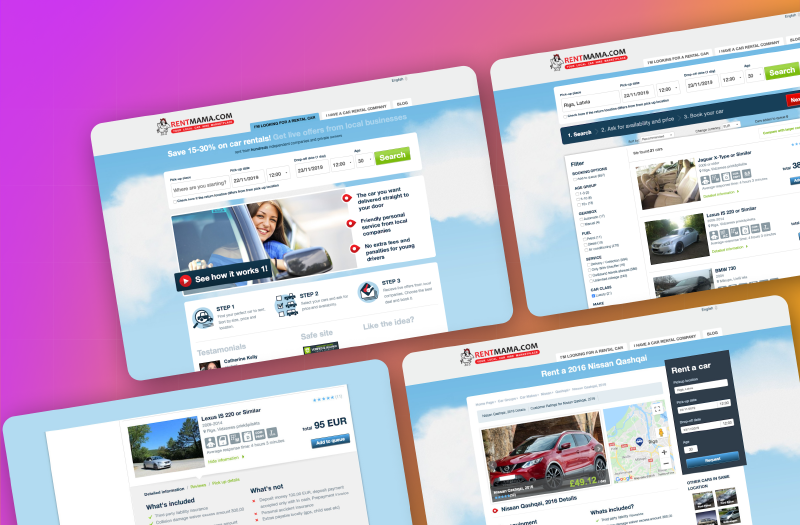 RentMama: Our own car rental marketplace screenshot