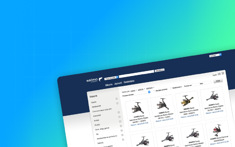 Salmo: Wholesale e-commerce on Spree screenshot