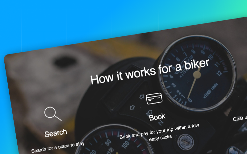 BikerBNB: Accommodation marketplace for bikers screenshot