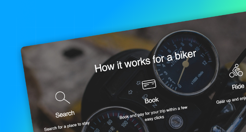 BikerBNB: Accommodation marketplace for bikers screenshot